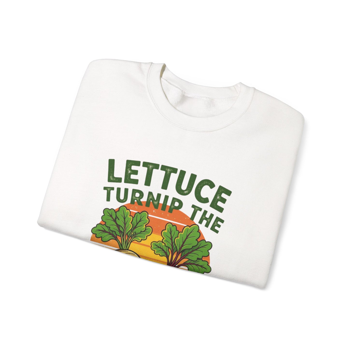 Funny Vegetable Sweatshirt, Lettuce Turnip the Beet Crewneck, Plant Lover Gift, Unique Garden Apparel, Cozy Unisex Sweater