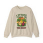 Funny Vegetable Sweatshirt, Lettuce Turnip the Beet Crewneck, Plant Lover Gift, Unique Garden Apparel, Cozy Unisex Sweater