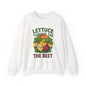 Funny Vegetable Sweatshirt, Lettuce Turnip the Beet Crewneck, Plant Lover Gift, Unique Garden Apparel, Cozy Unisex Sweater