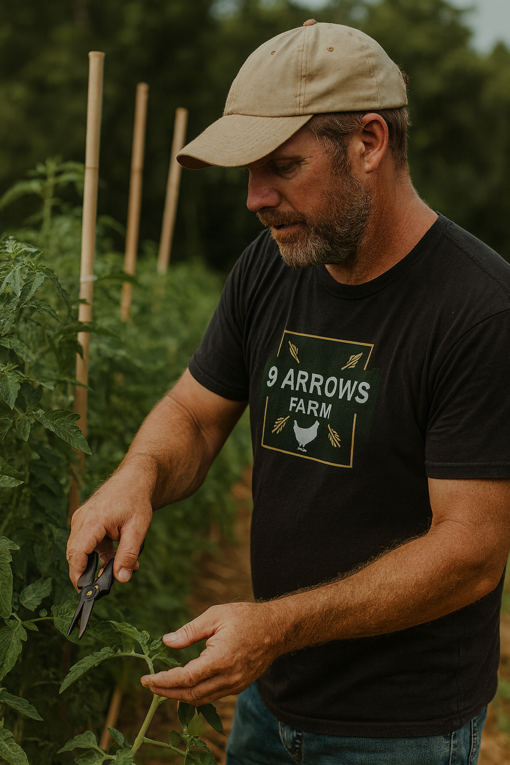 Unisex Farm Life Tee | 9 Arrows Farm T-Shirt | Perfect for Farmers, Nature Lovers, Gifts, Casual Wear, and Everyday Comfort