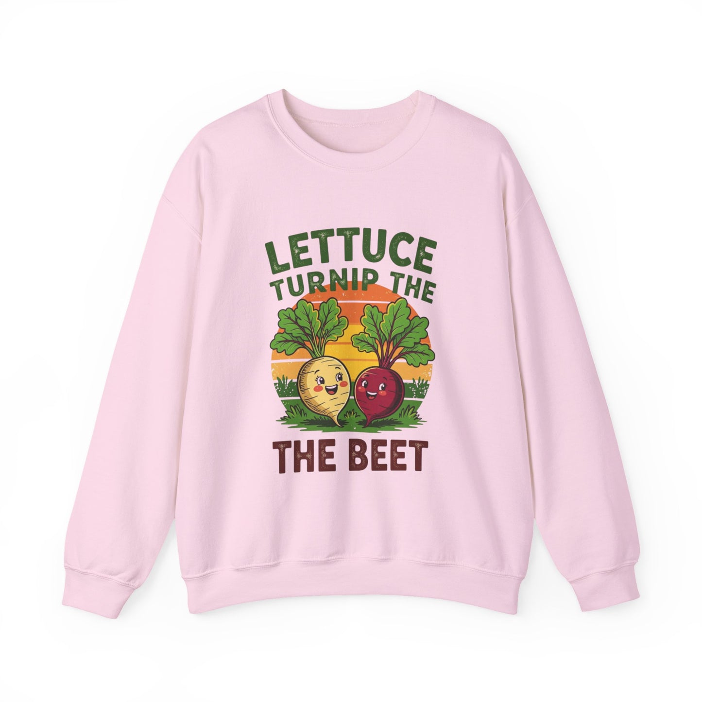 Funny Vegetable Sweatshirt, Lettuce Turnip the Beet Crewneck, Plant Lover Gift, Unique Garden Apparel, Cozy Unisex Sweater