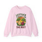 Funny Vegetable Sweatshirt, Lettuce Turnip the Beet Crewneck, Plant Lover Gift, Unique Garden Apparel, Cozy Unisex Sweater
