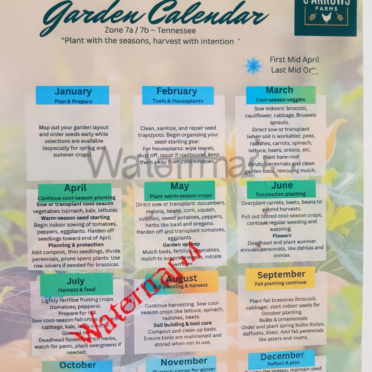 Garden Calendar